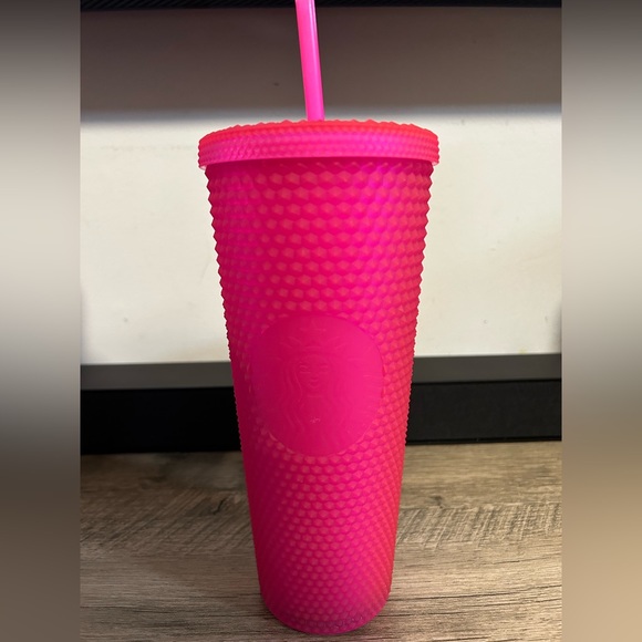 Starbucks Fall Collection 2021 Jelly Neon Pink Soft Touch - Picture 1 of 1